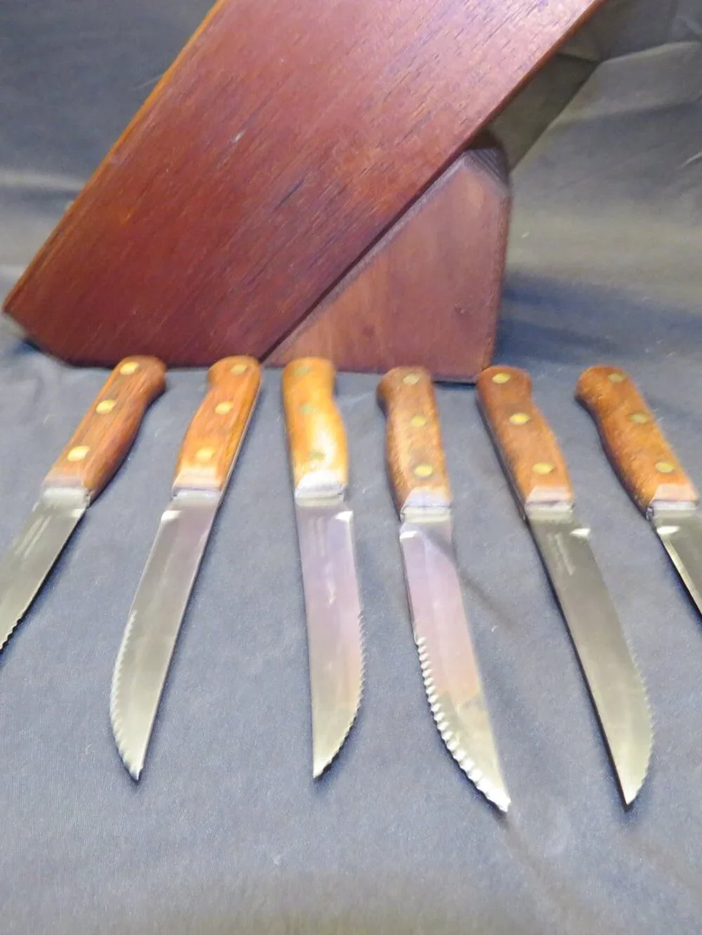 VTG Tramontina INOX-Stainless-Brasil 13 Piece Block Knife Set